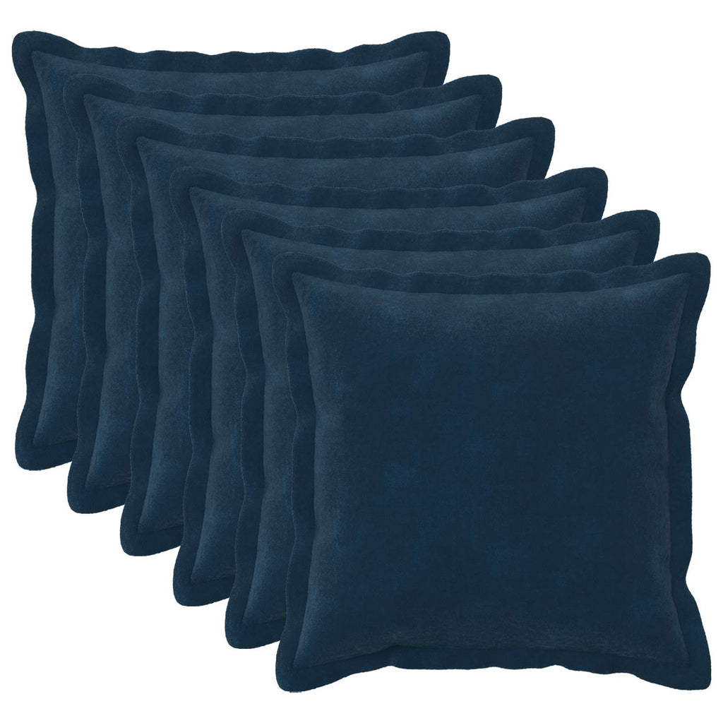 vidaXL Poszewka na poduszkę 6 pcs HOUTEN niebieski 35 x 35 cm