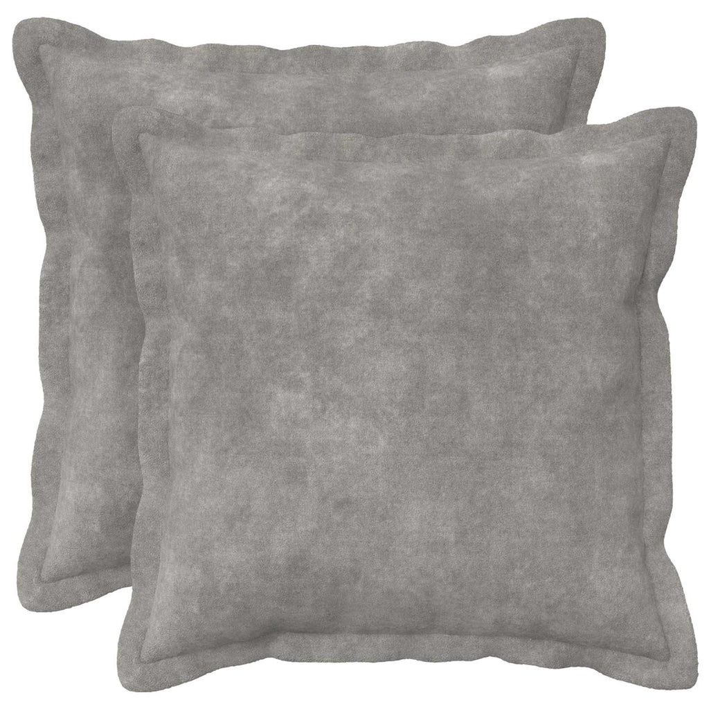 vidaXL Poszewka na poduszkę 2 pcs HOUTEN jasnoszary 35 x 35 cm