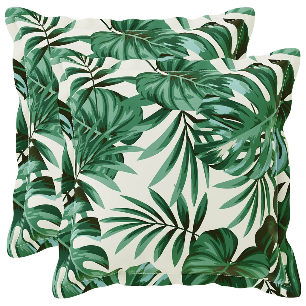 vidaXL Poszewka na poduszkę 2 szt. HOUTEN motyw liści 35 x 35 cm
