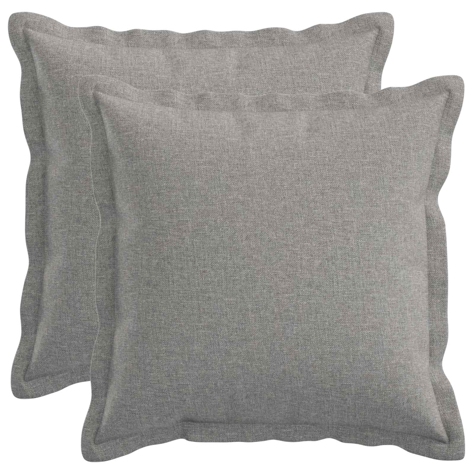 vidaXL Poszewka na poduszkę 2 pcs HOUTEN Szary chmur 40 x 40 cm