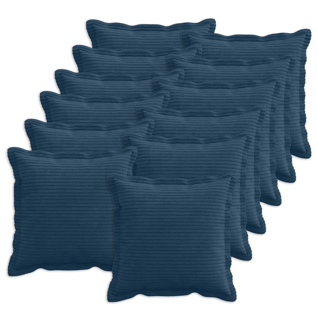 vidaXL Poszewka na poduszkę 12 szt. HOUTEN Granatowy 40 x 40 cm