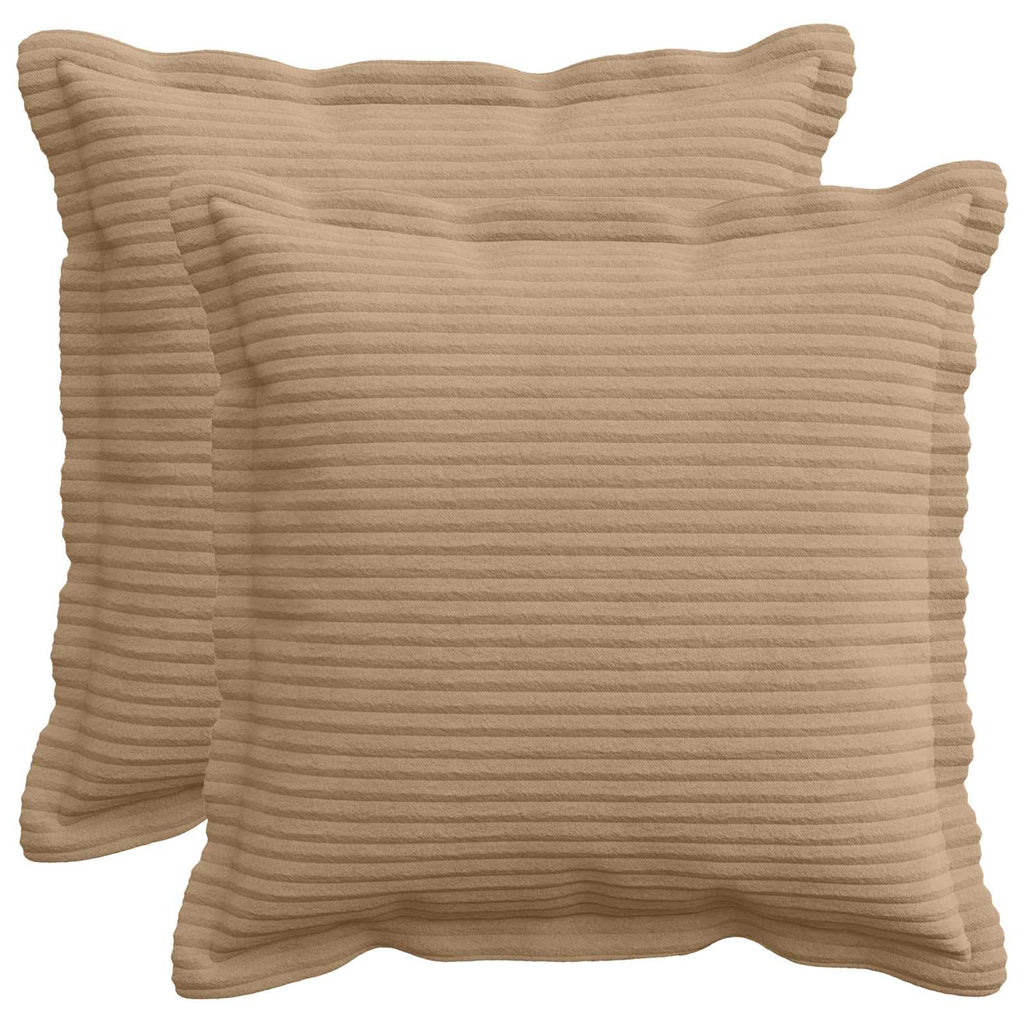 vidaXL Poszewka na poduszkę 2 szt. HOUTEN brązowy 40 x 40 cm sztruks