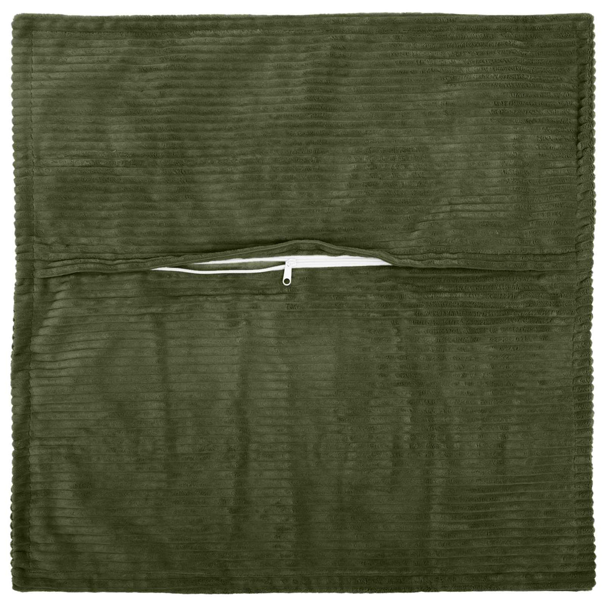 vidaXL Poszewka na poduszkę 12 szt. HOUTEN zielony 40 x 40 cm sztruks