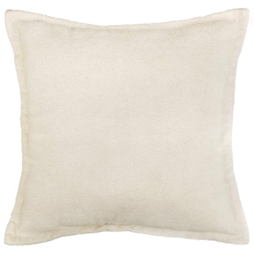 vidaXL Poszewka na poduszkę 2 pcs HOUTEN kremowy 40 x 40 cm Bouclé