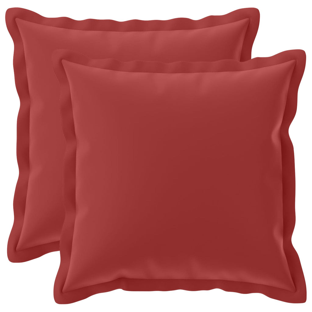 vidaXL Poszewka na poduszkę 2 szt. HOUTEN Czerwone wino 40 x 40 cm