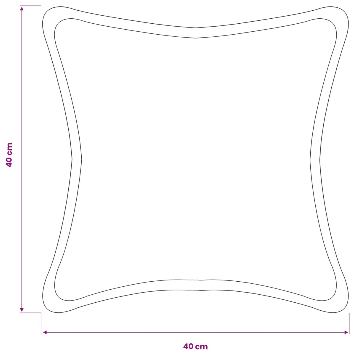 vidaXL Poszewka na poduszkę 2 pcs HOUTEN Ciemnozielony 40 x 40 cm