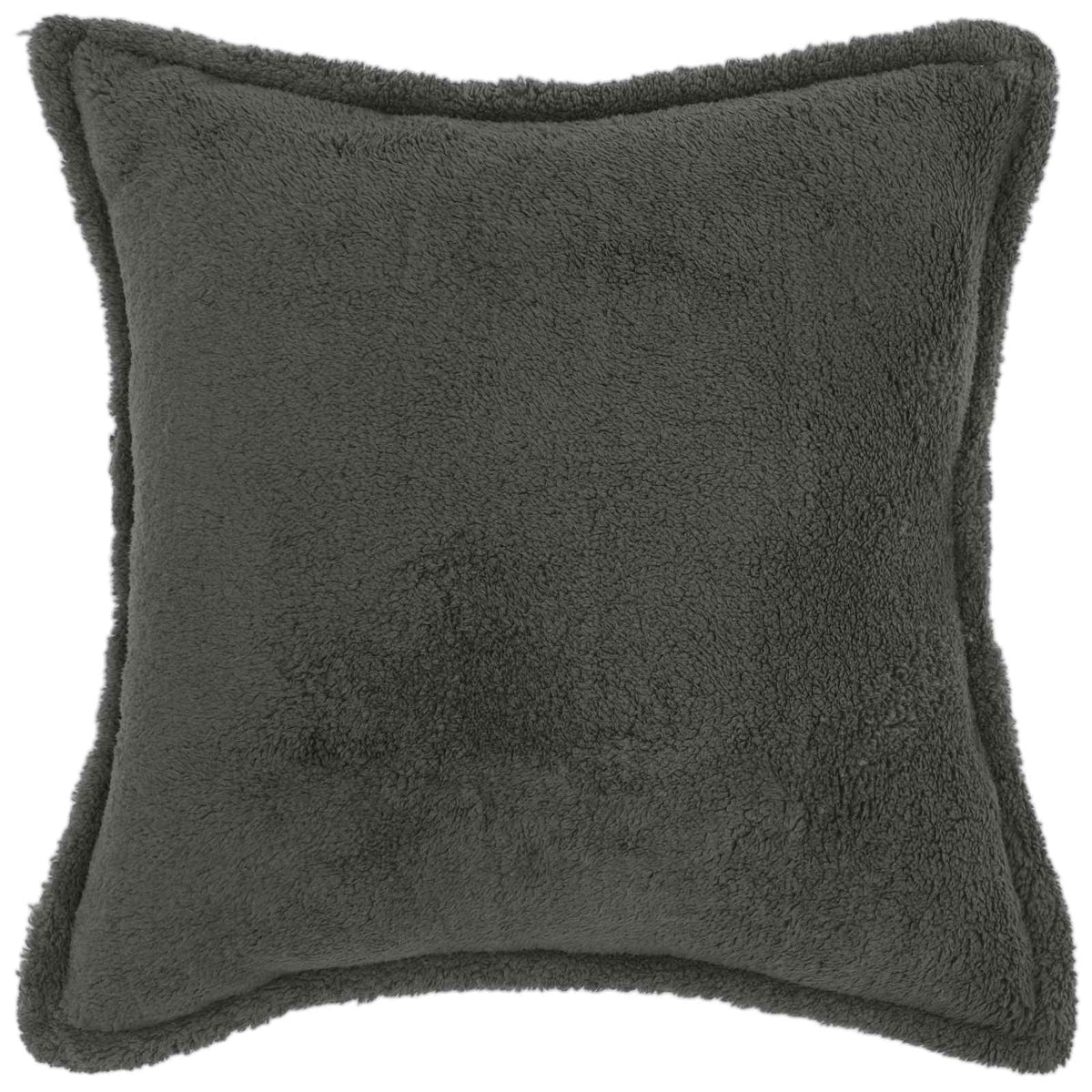 vidaXL Poszewka na poduszkę 2 pcs HOUTEN ciemnoszary 40 x 40 cm Bouclé