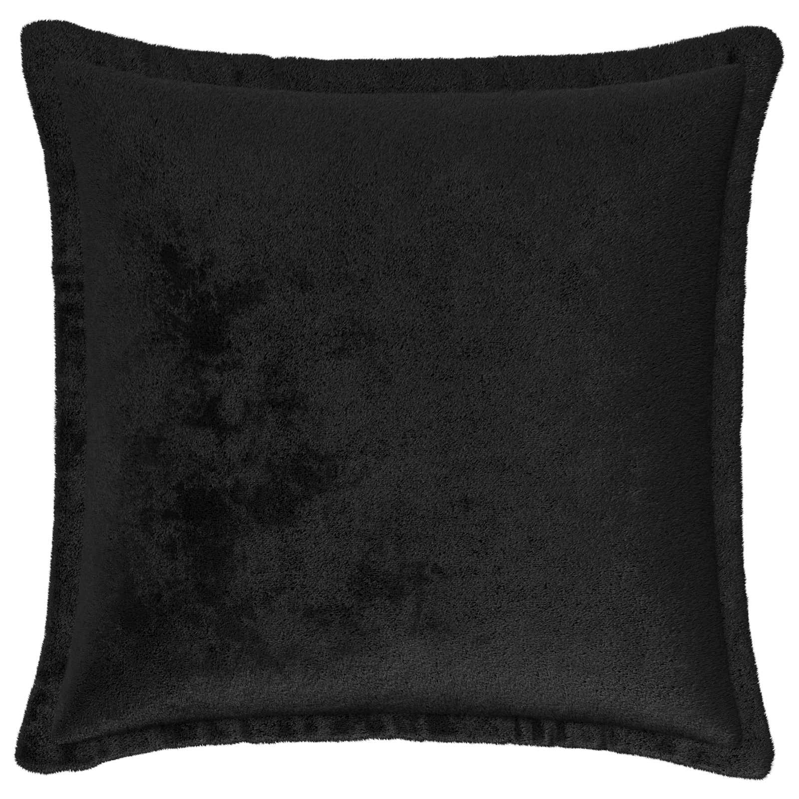 vidaXL Poszewka na poduszkę 2 pcs HOUTEN Czarny 40 x 40 cm Flanela