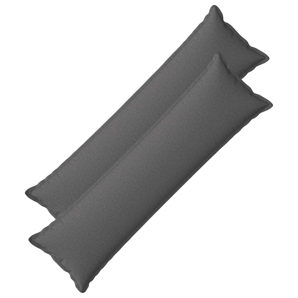vidaXL Poszewka na poduszkę 2 pcs HOUTEN jasnoszary 40 x 145 cm
