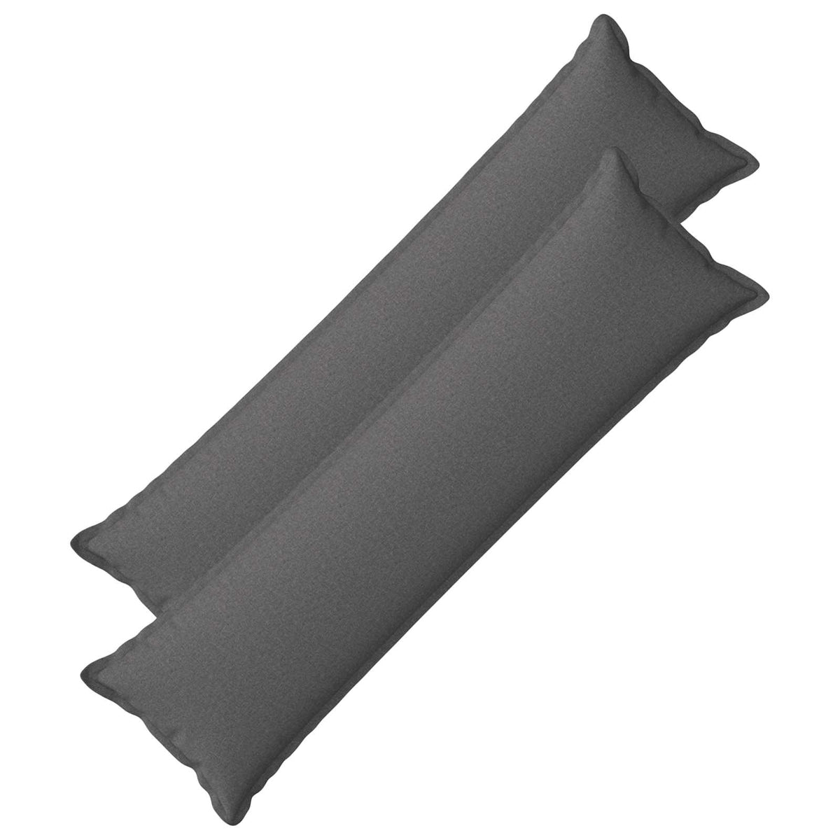vidaXL Poszewka na poduszkę 2 pcs HOUTEN jasnoszary 40 x 145 cm