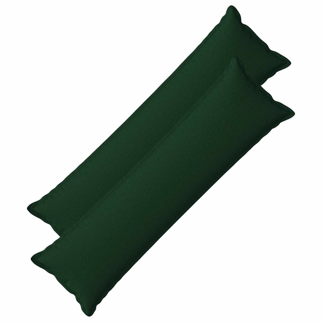 vidaXL Poszewka na poduszkę 2 pcs HOUTEN Ciemnozielony 40 x 145 cm