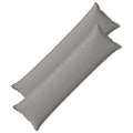 vidaXL Poszewka na poduszkę 2 pcs HOUTEN Szary chmur 40 x 145 cm