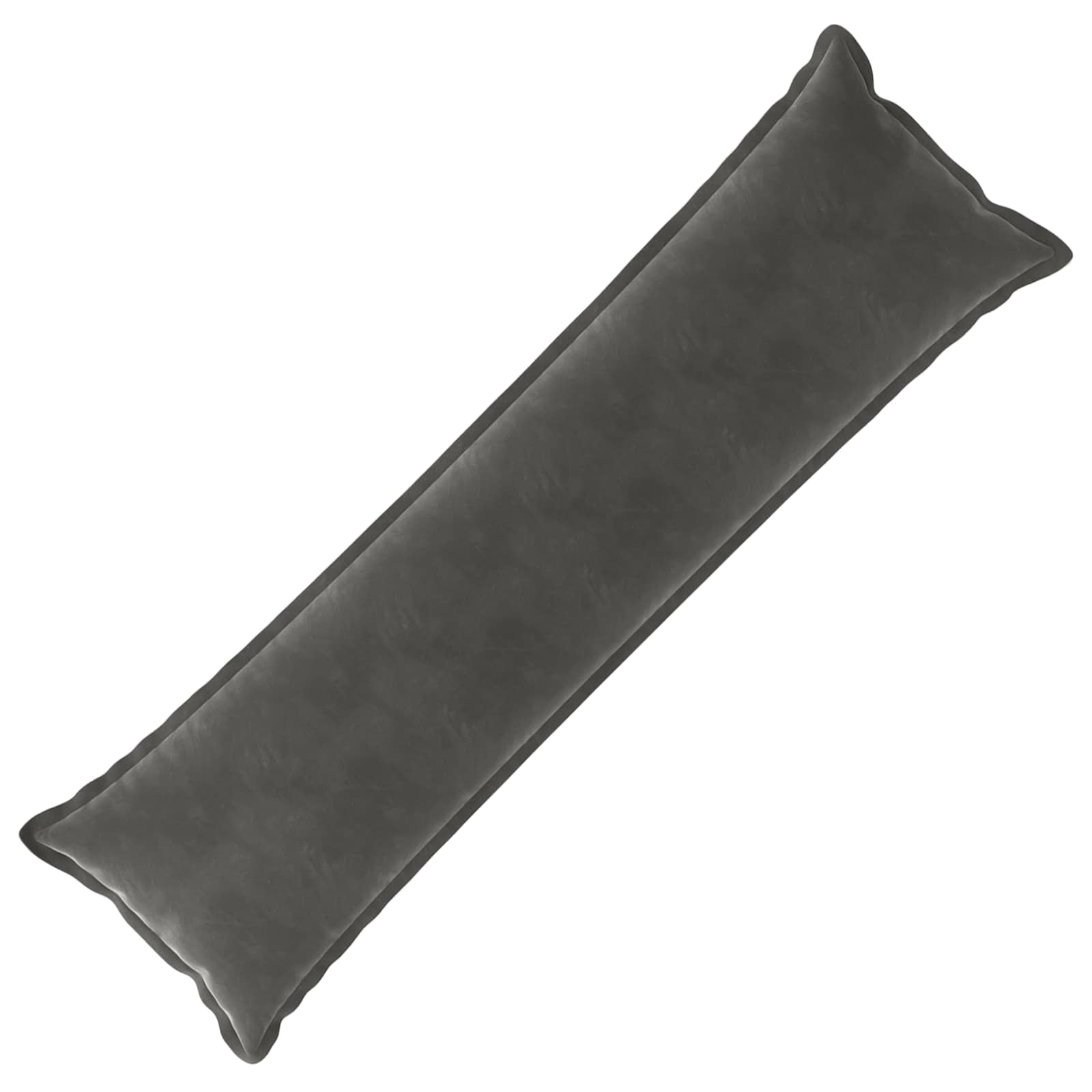 vidaXL Poszewka na poduszkę HOUTEN ciemnoszary 40 x 145 cm Welur
