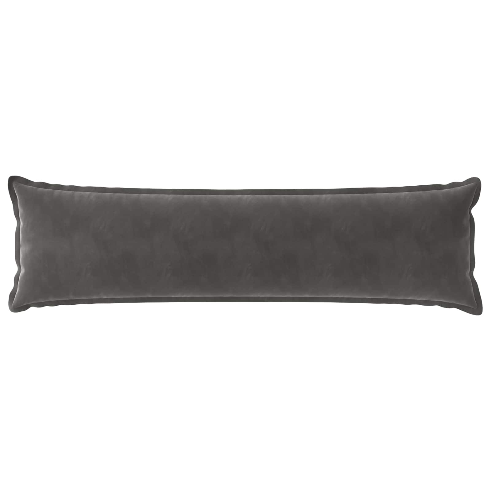 vidaXL Poszewka na poduszkę HOUTEN ciemnoszary 40 x 145 cm Welur