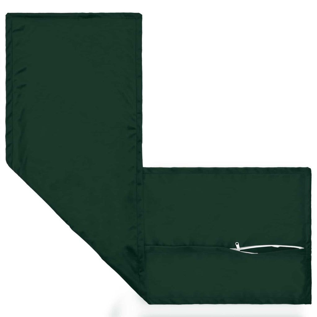 vidaXL Poszewka na poduszkę HOUTEN Ciemnozielony 40 x 145 cm Welur