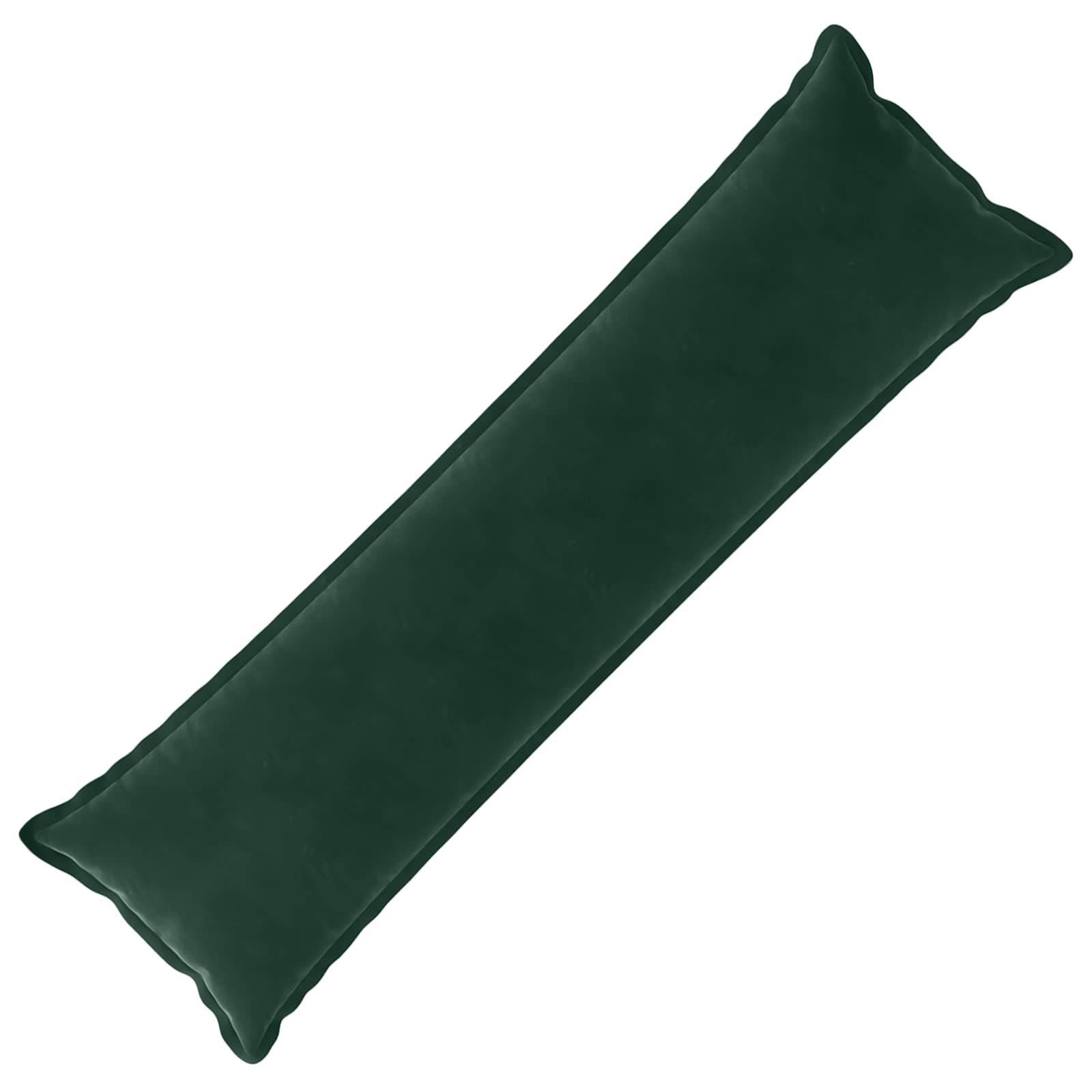 vidaXL Poszewka na poduszkę HOUTEN Ciemnozielony 40 x 145 cm Welur