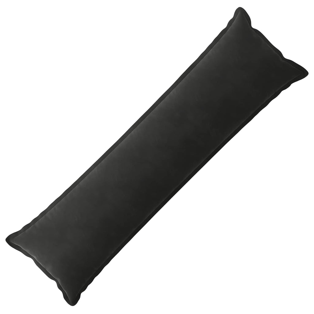vidaXL Poszewka na poduszkę HOUTEN Czarny 40 x 145 cm Welur