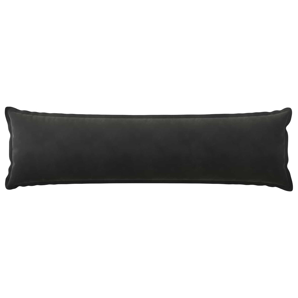 vidaXL Poszewka na poduszkę HOUTEN Czarny 40 x 145 cm Welur