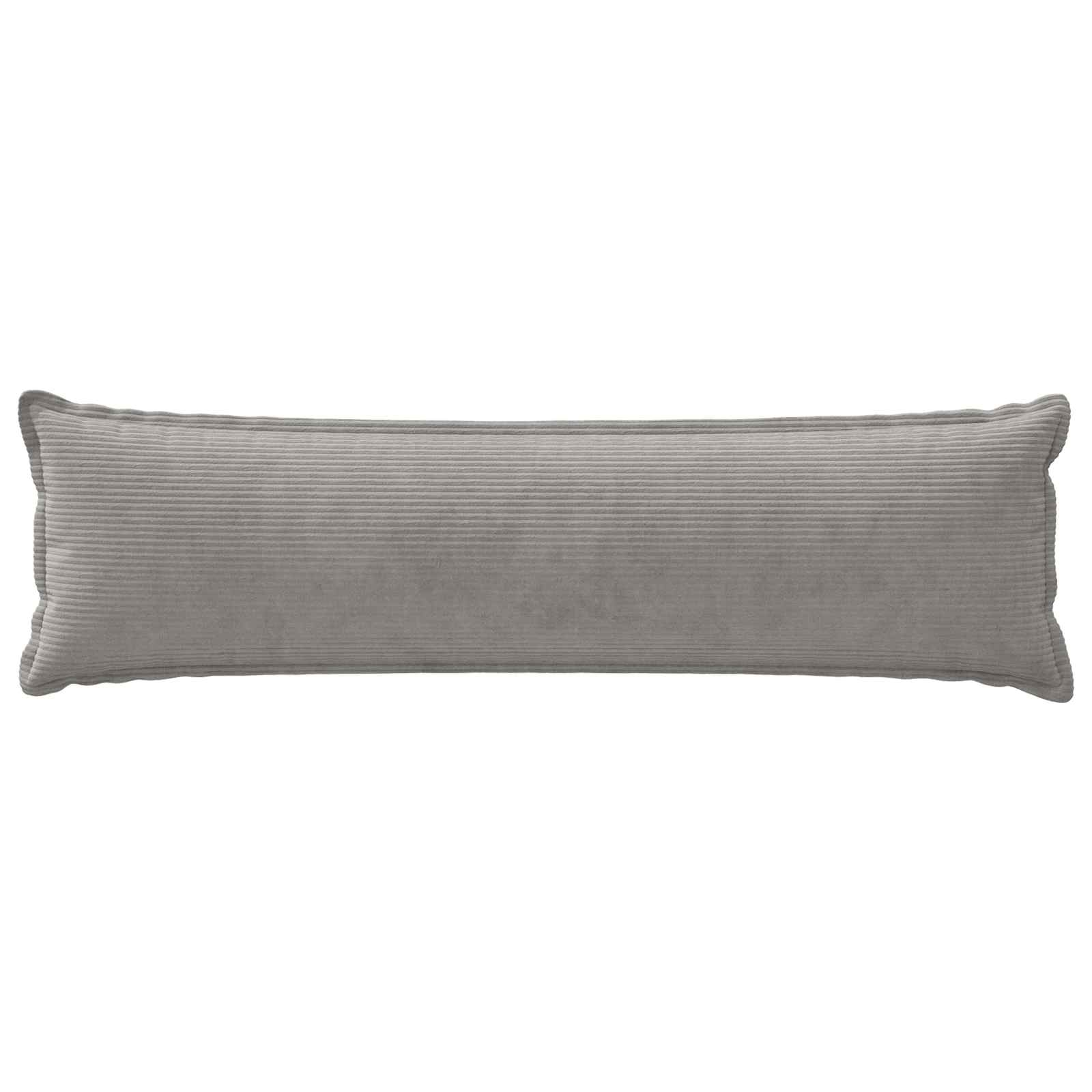 vidaXL Poszewka na poduszkę HOUTEN jasnoszary 40 x 145 cm sztruks