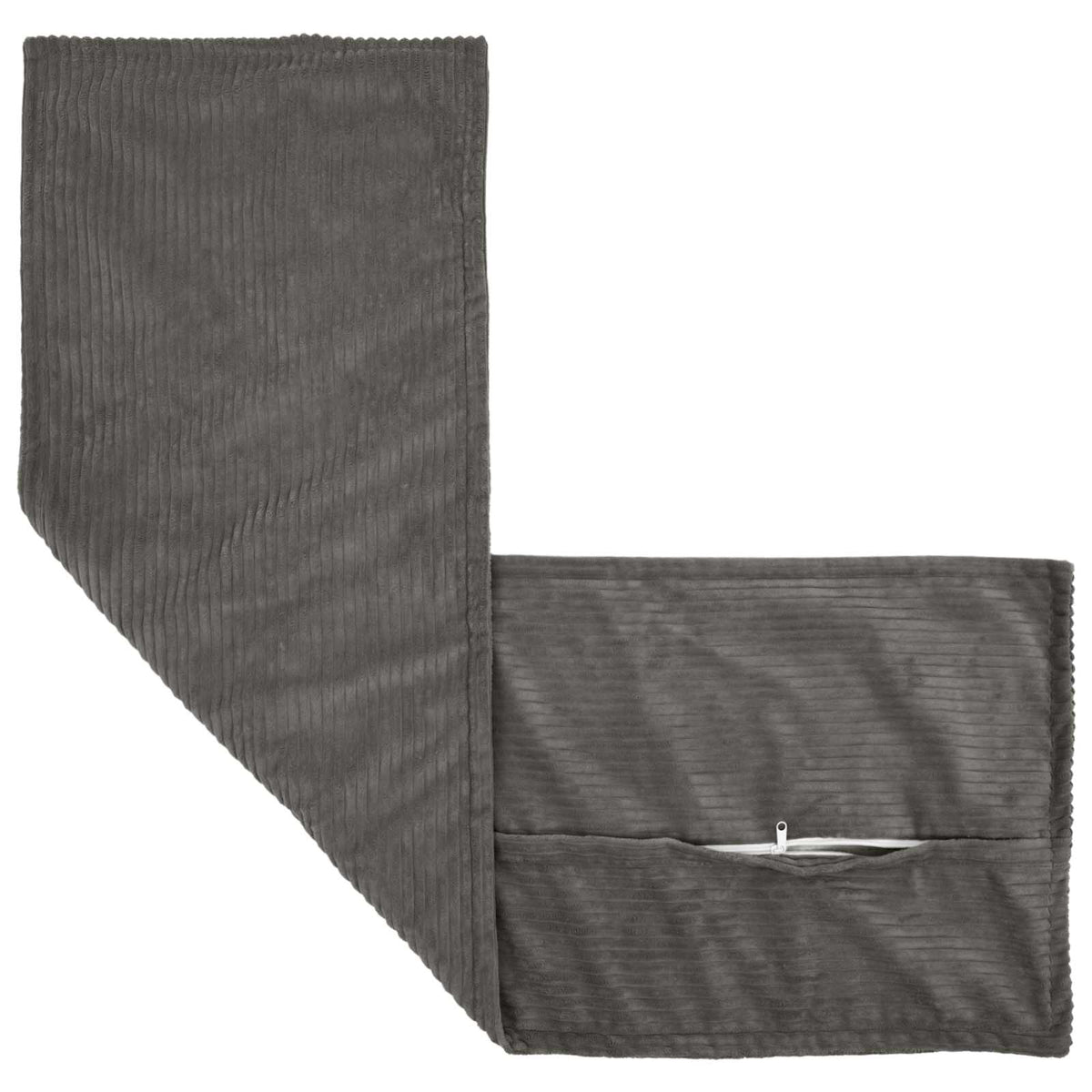 vidaXL Poszewka na poduszkę 2 szt. HOUTEN ciemnoszary 40 x 145 cm
