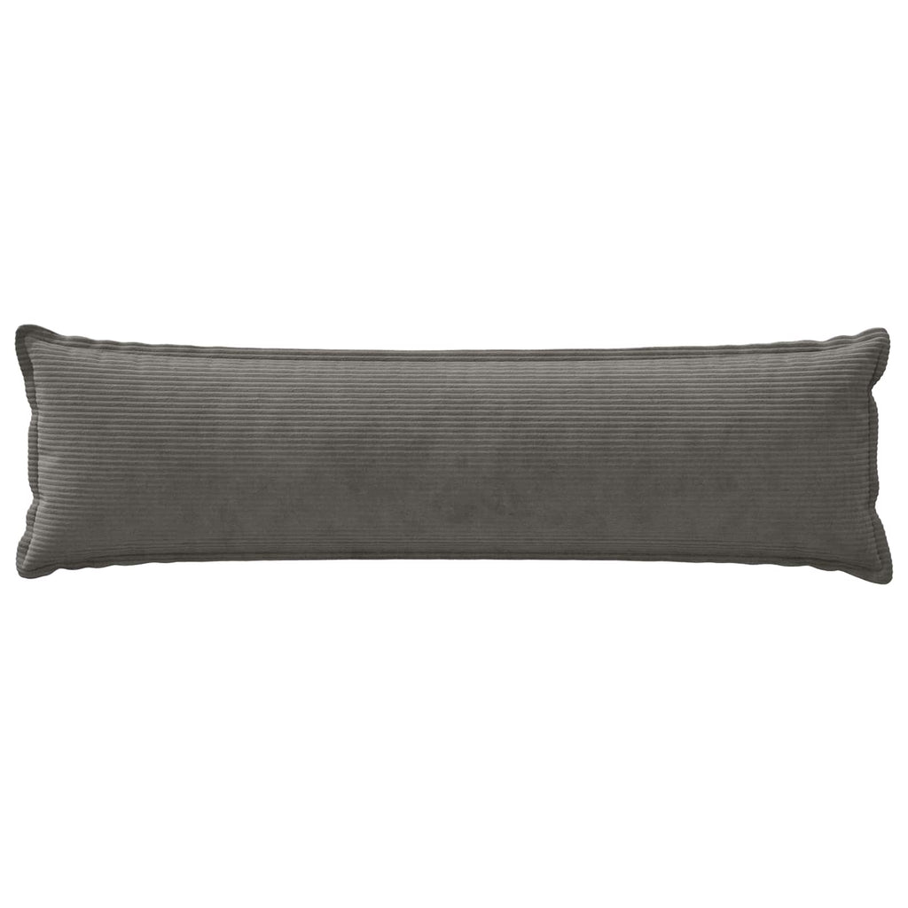 vidaXL Poszewka na poduszkę 2 szt. HOUTEN ciemnoszary 40 x 145 cm