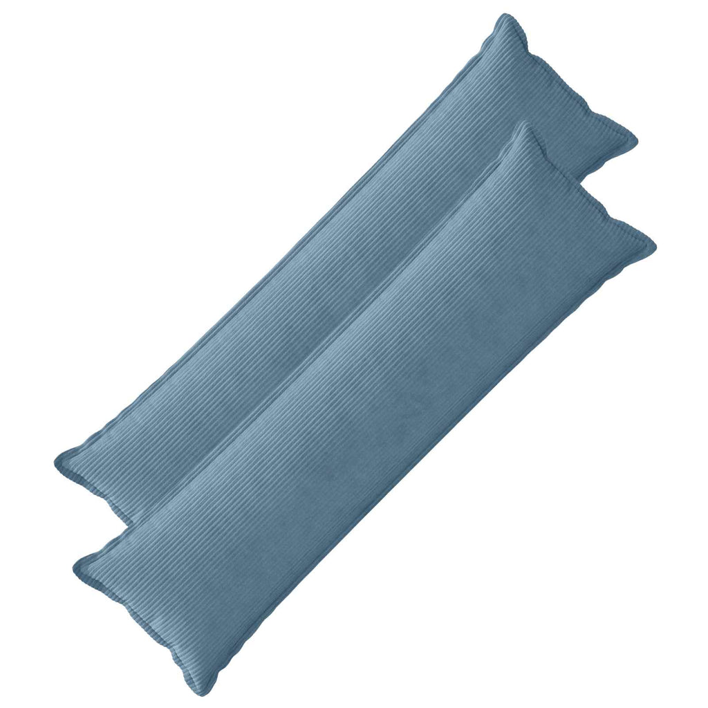 vidaXL Poszewka na poduszkę 2 szt. HOUTEN niebieski 40 x 145 cm