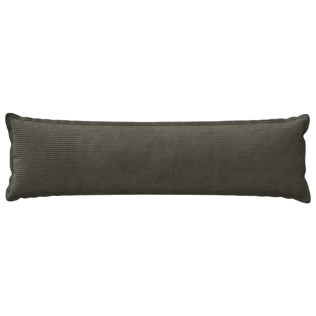 vidaXL Poszewka na poduszkę HOUTEN antracytowy 40 x 145 cm sztruks
