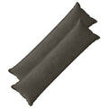 vidaXL Poszewka na poduszkę 2 szt. HOUTEN antracytowy 40 x 145 cm