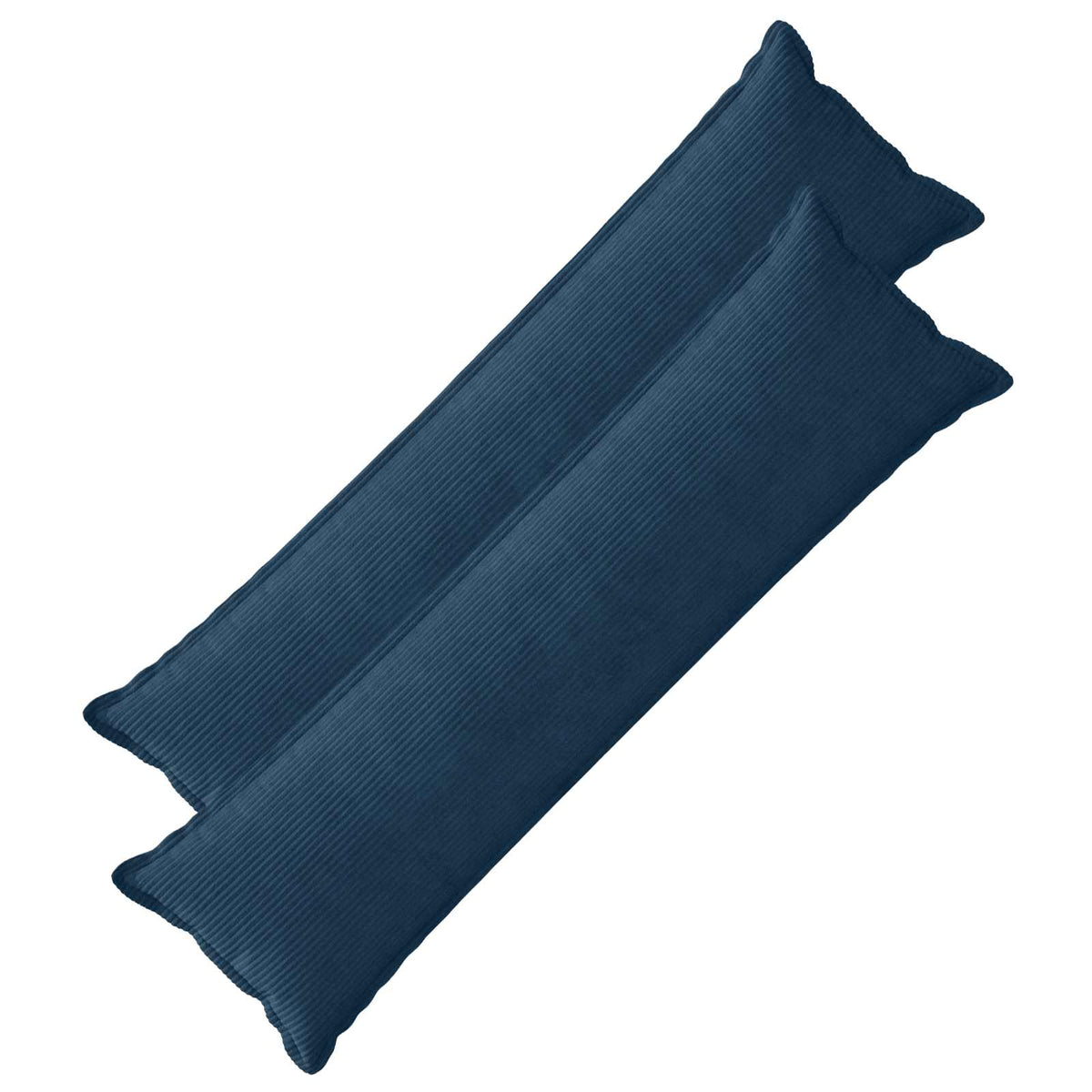 vidaXL Poszewka na poduszkę 2 szt. HOUTEN Granatowy 40 x 145 cm