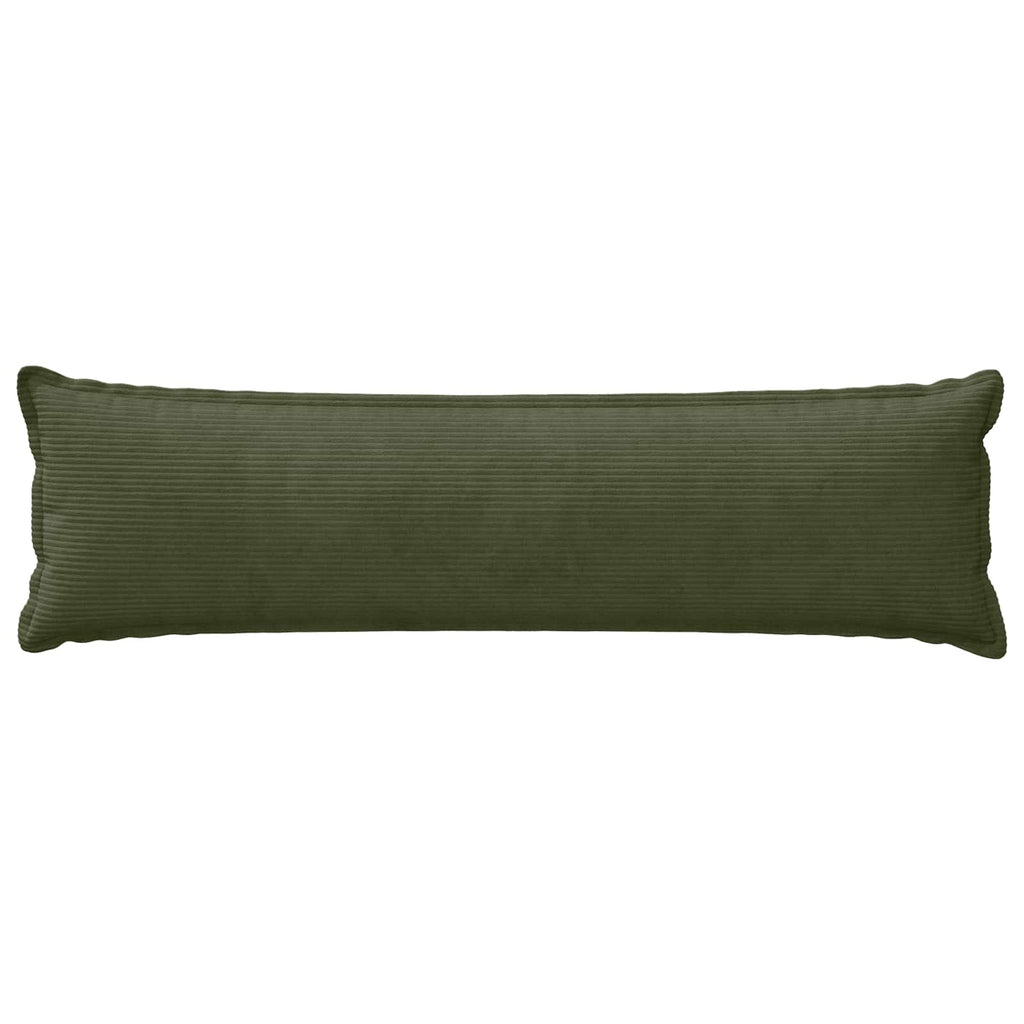 vidaXL Poszewka na poduszkę 2 szt. HOUTEN zielony 40 x 145 cm sztruks