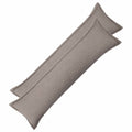 vidaXL Poszewka na poduszkę 2 pcs HOUTEN jasnoszary 40 x 145 cm Bouclé