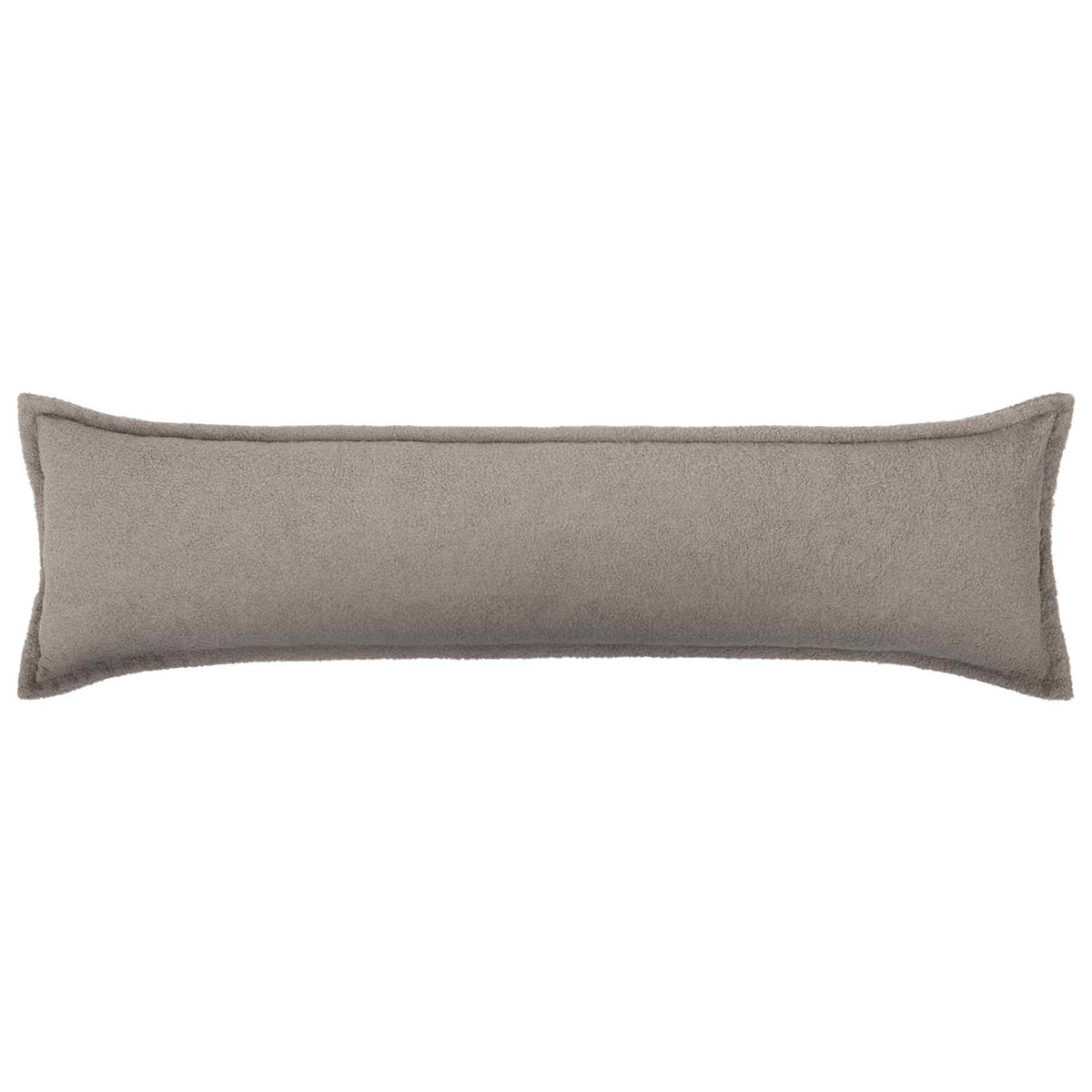 vidaXL Poszewka na poduszkę 2 pcs HOUTEN jasnoszary 40 x 145 cm Bouclé