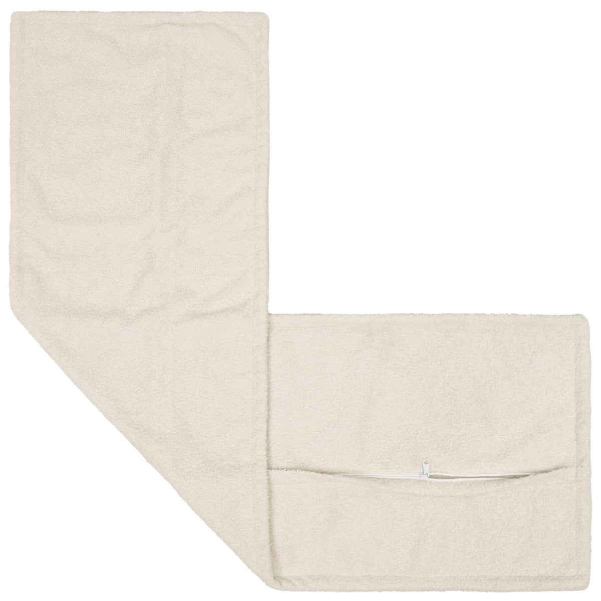 vidaXL Poszewka na poduszkę 2 pcs HOUTEN kremowy 40 x 145 cm Bouclé