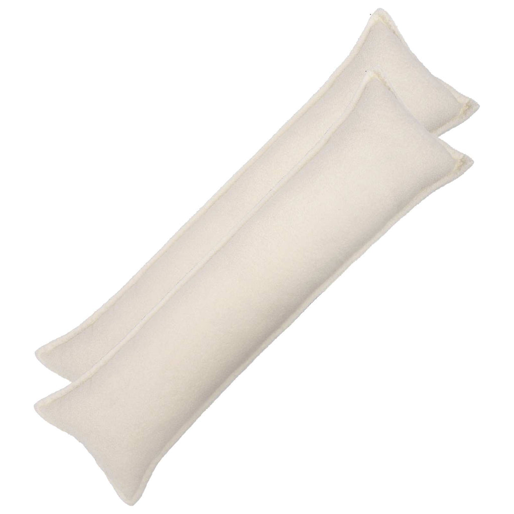 vidaXL Poszewka na poduszkę 2 pcs HOUTEN kremowy 40 x 145 cm Bouclé
