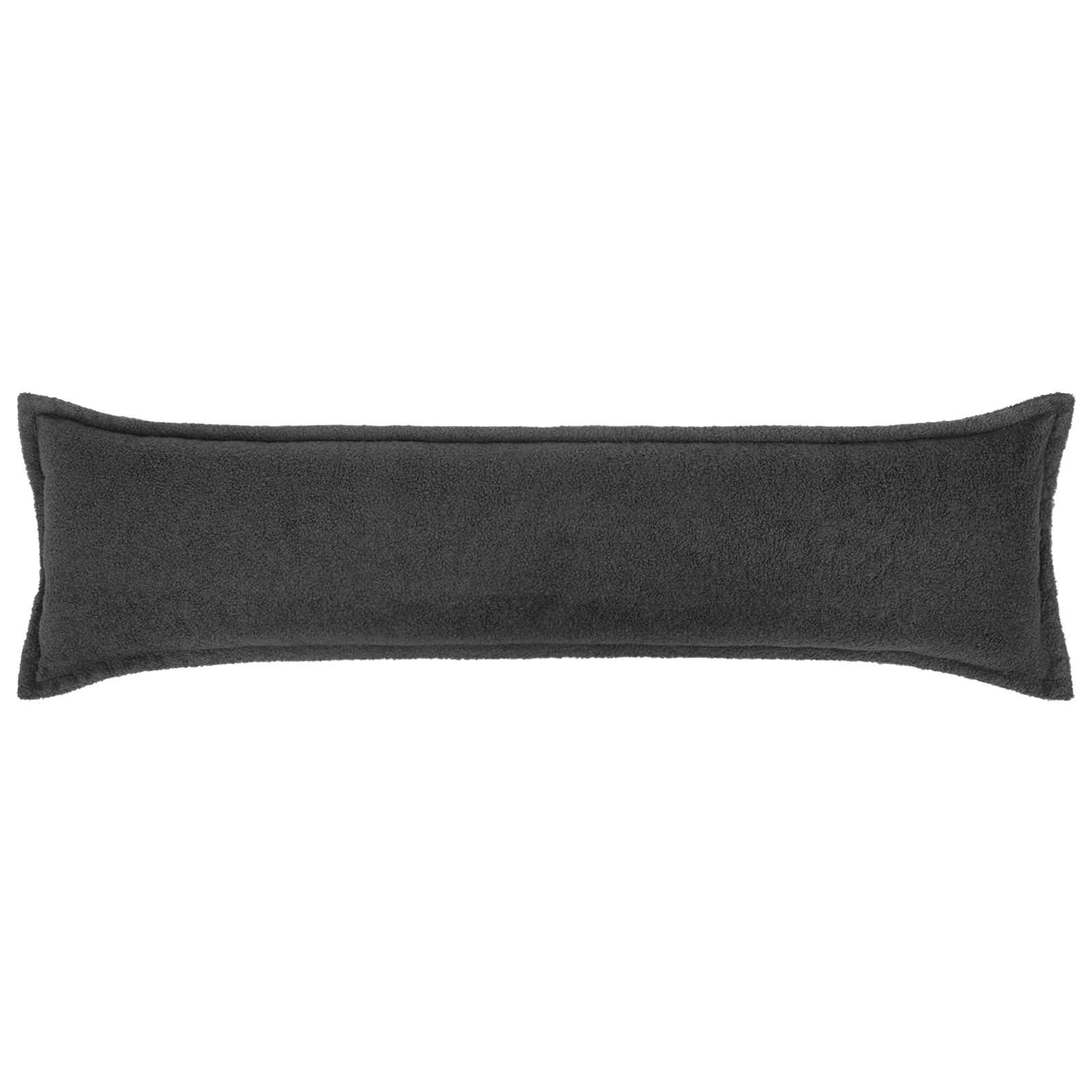 vidaXL Poszewka na poduszkę HOUTEN ciemnoszary 40 x 145 cm Bouclé