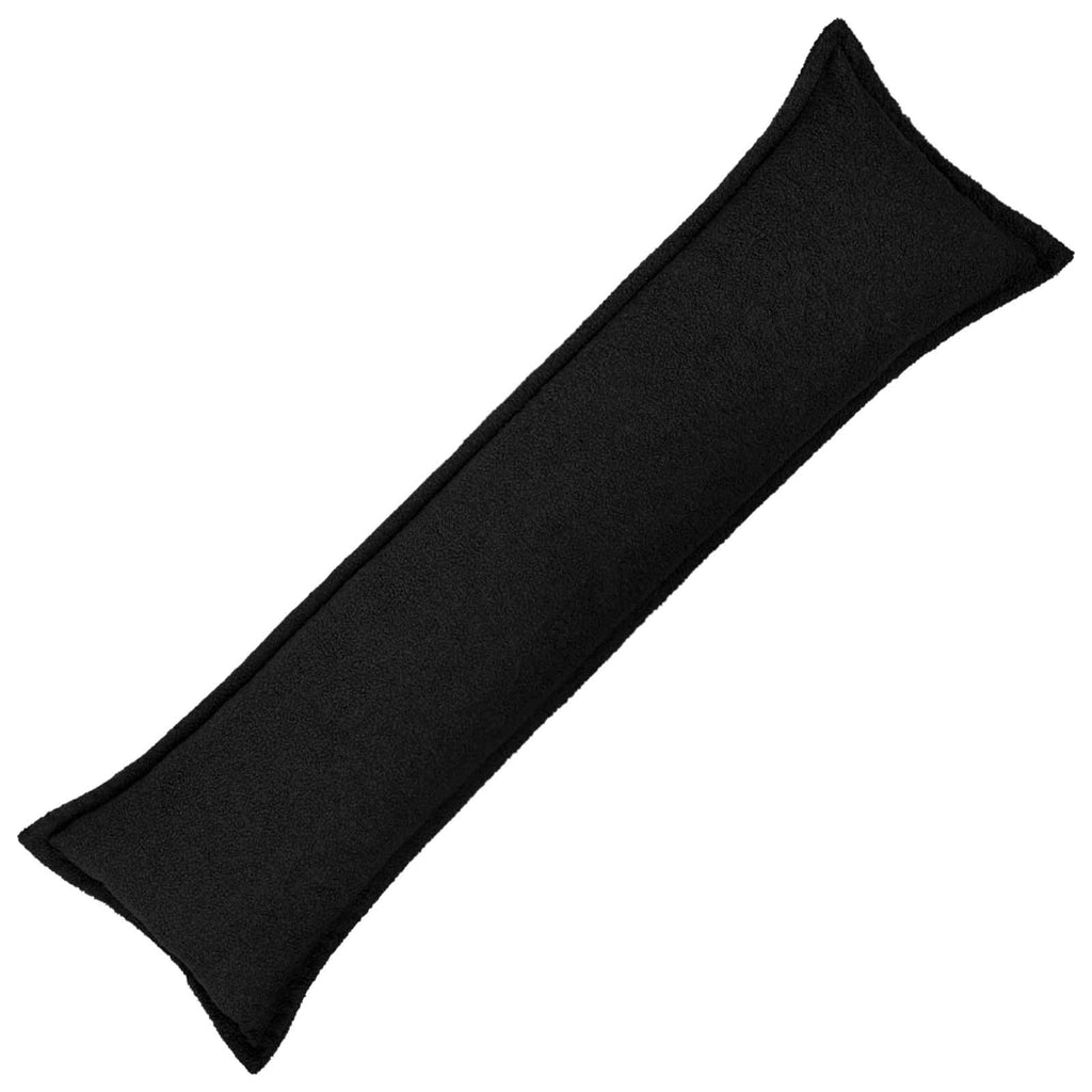 vidaXL Poszewka na poduszkę HOUTEN Czarny 40 x 145 cm Bouclé