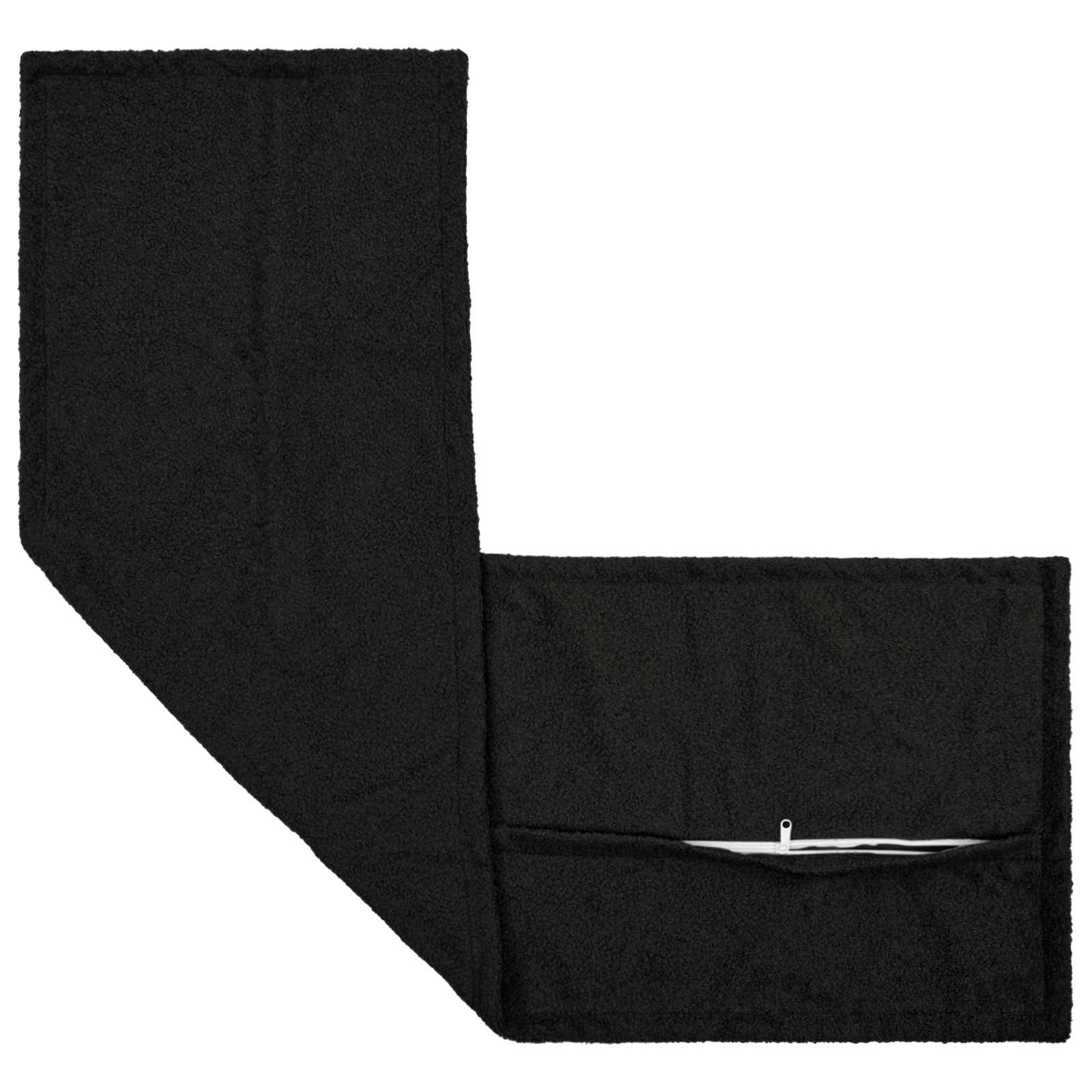 vidaXL Poszewka na poduszkę 2 pcs HOUTEN Czarny 40 x 145 cm Bouclé