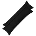 vidaXL Poszewka na poduszkę 2 pcs HOUTEN Czarny 40 x 145 cm Bouclé