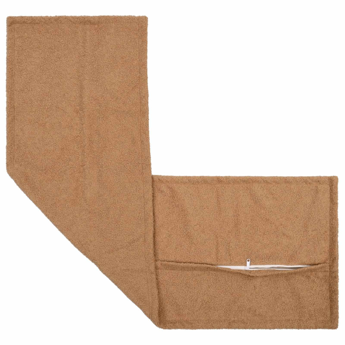 vidaXL Poszewka na poduszkę 2 pcs HOUTEN Beżowy 40 x 145 cm Bouclé