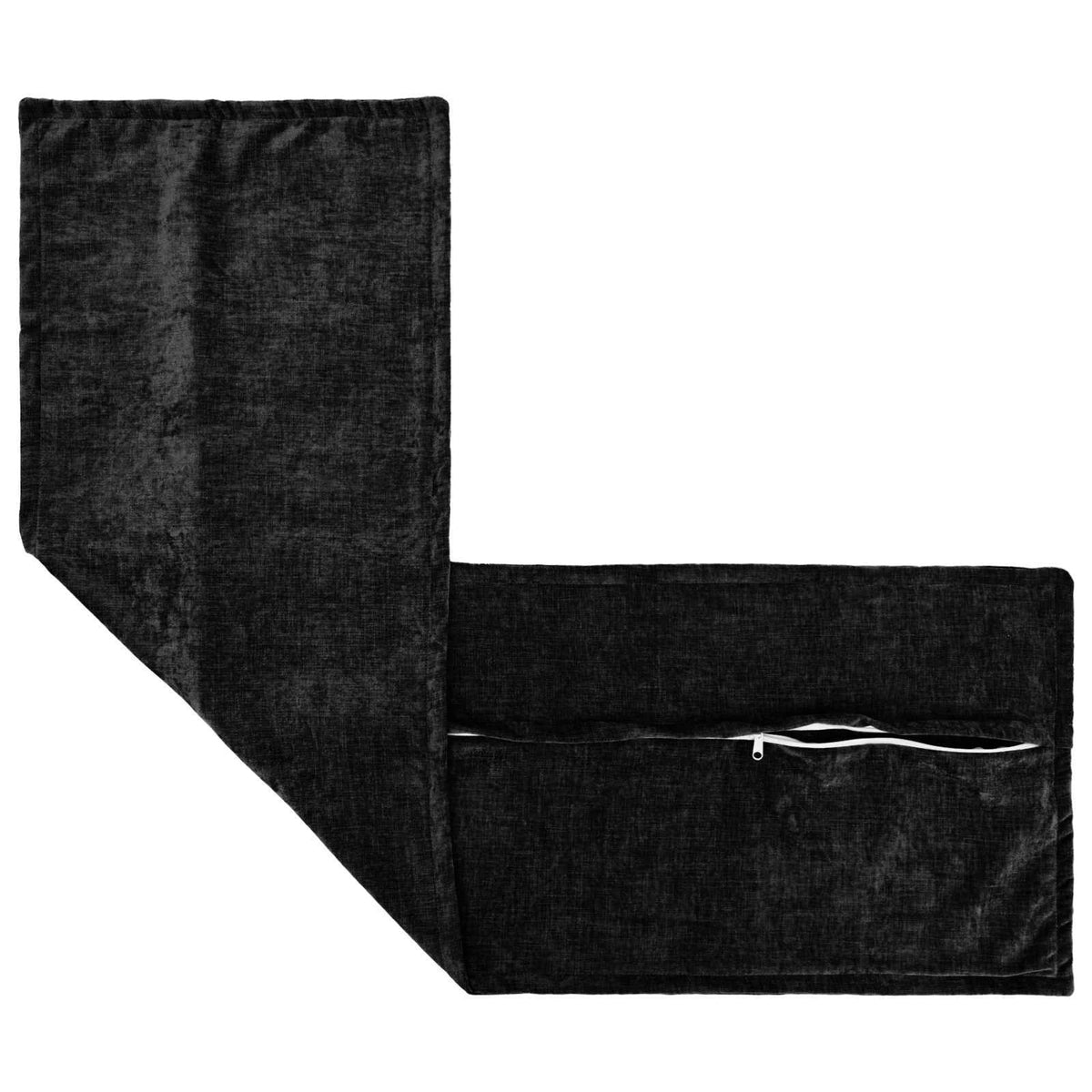 vidaXL Poszewka na poduszkę 2 szt. HOUTEN antracytowy 40 x 145 cm