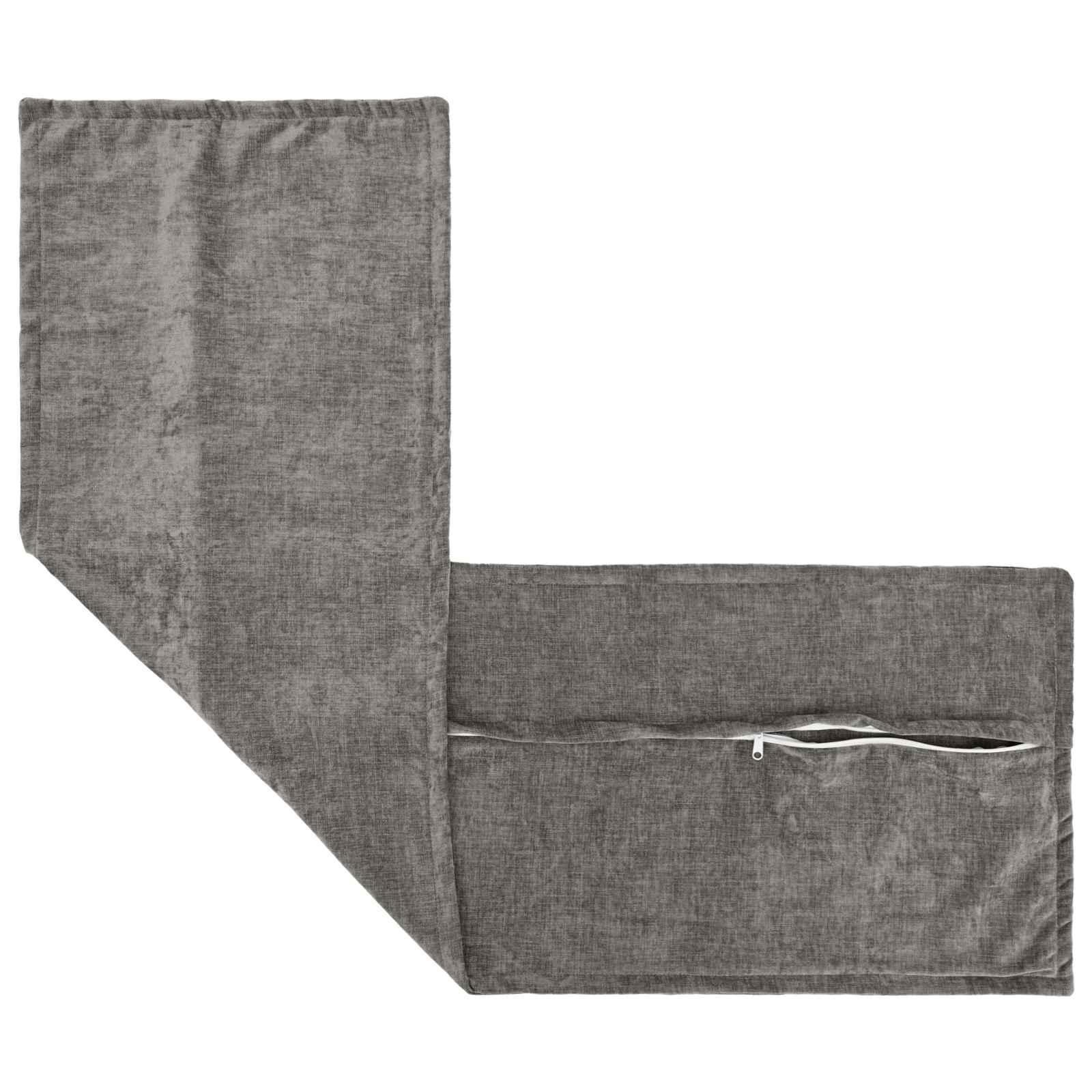 vidaXL Poszewka na poduszkę 2 pcs HOUTEN ciemnoszary 40 x 145 cm