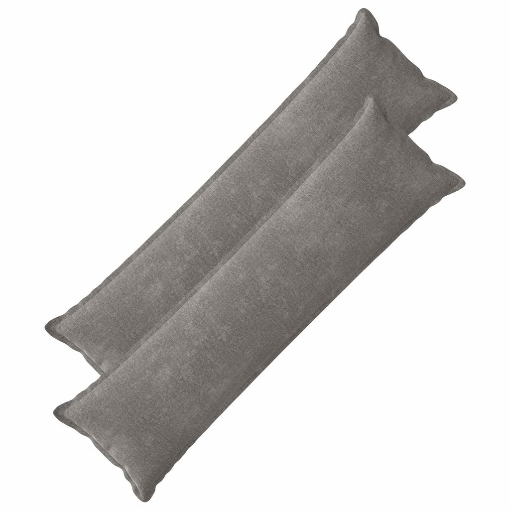 vidaXL Poszewka na poduszkę 2 pcs HOUTEN ciemnoszary 40 x 145 cm