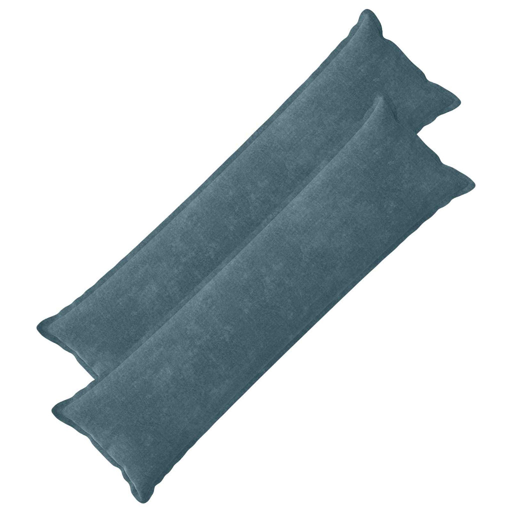 vidaXL Poszewka na poduszkę 2 pcs HOUTEN niebieski 40 x 145 cm