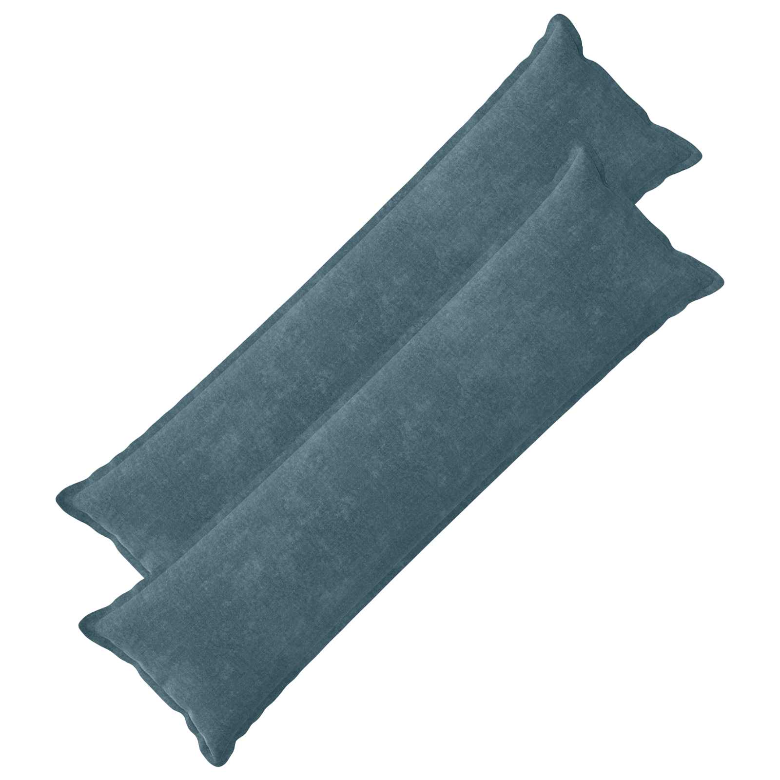 vidaXL Poszewka na poduszkę 2 pcs HOUTEN niebieski 40 x 145 cm