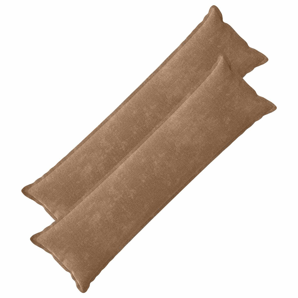 vidaXL Poszewka na poduszkę 2 pcs HOUTEN brązowy 40 x 145 cm