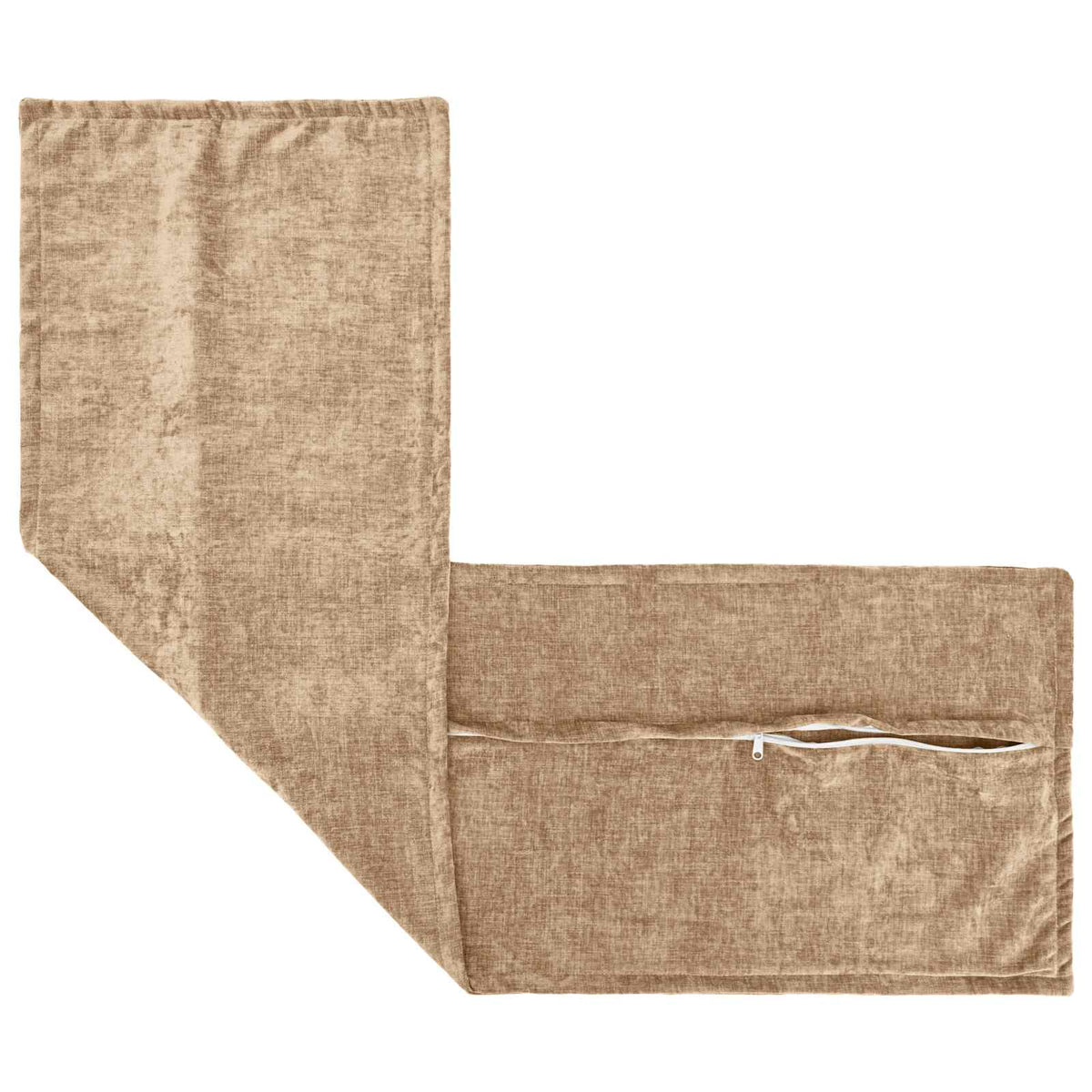 vidaXL Poszewka na poduszkę 2 szt. HOUTEN Szarobeżowy 40 x 145 cm
