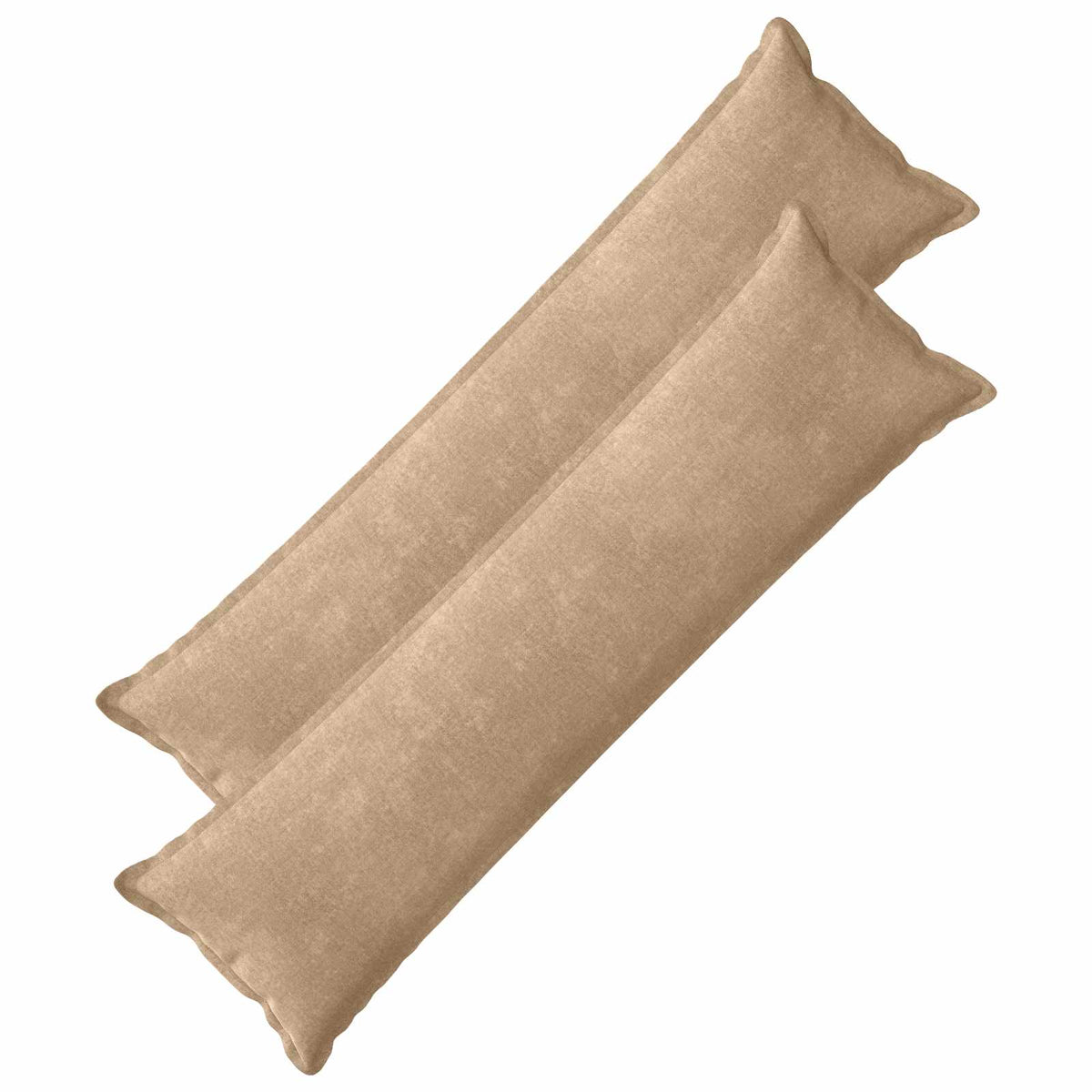 vidaXL Poszewka na poduszkę 2 szt. HOUTEN Szarobeżowy 40 x 145 cm