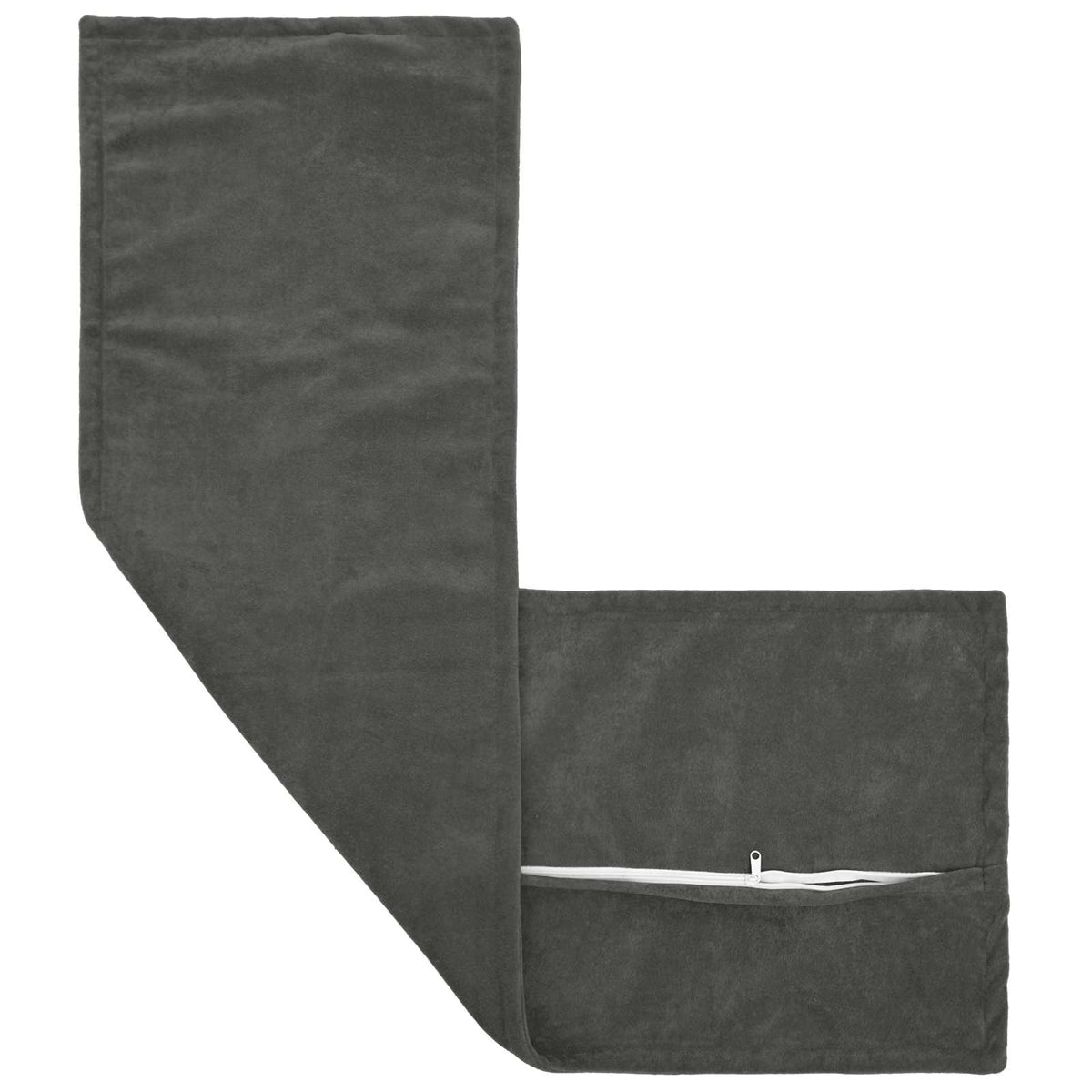 vidaXL Poszewka na poduszkę HOUTEN antracytowy 40 x 145 cm