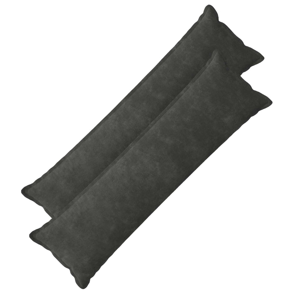 vidaXL Poszewka na poduszkę 2 pcs HOUTEN antracytowy 40 x 145 cm