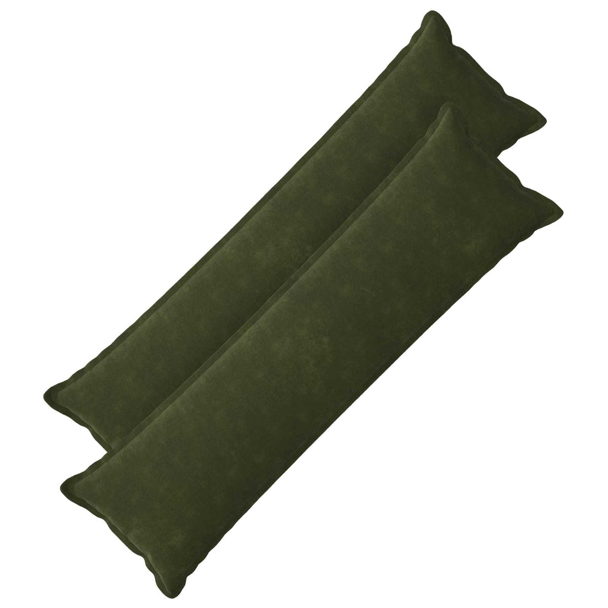vidaXL Poszewka na poduszkę 2 pcs HOUTEN zielony 40 x 145 cm